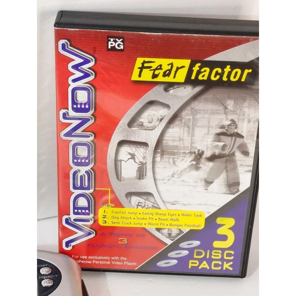 VideoNow Personal Video Player Spongbob, fear factor, all grown up TESTED